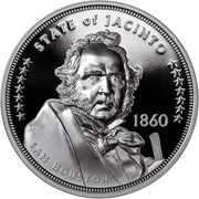 1 Dollar - Elizabeth II State of Jacinto, Cook Islands, 2020 reverse image