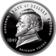 1 Dollar - Elizabeth II State of Deseret, Cook Islands, 2020 reverse image