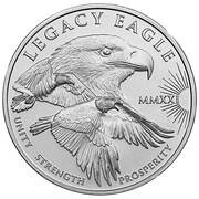 1 Dollar - Elizabeth II Legacy Eagle, Cook Islands, 2021 reverse image