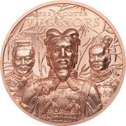1 Dollar - Elizabeth II Terracotta Warriors, Cook Islands, 2021 reverse image