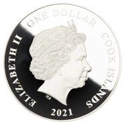 1 Dollar - Elizabeth II Captain America obverse image