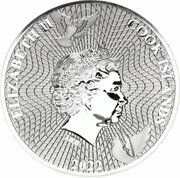 1 Dollar - Elizabeth II Heal the World obverse image