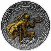 1 Dollar - Elizabeth II Heimdall, Cook Islands, 2022 reverse image
