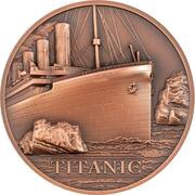 1 Dollar - Elizabeth II Titanic, Cook Islands, 2022 reverse image
