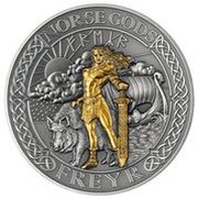1 Dollar - Elizabeth II Posthumous; Freyr, Cook Islands, 2023 reverse image