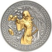 1 Dollar - Elizabeth II Posthumous; Hel, Cook Islands, 2023 reverse image
