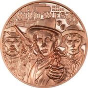1 Dollar - Charles III Wild West, Cook Islands, 2024 reverse image