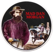 2 Dollars - Elizabeth II Mad Man Morgan, Cook Islands, 2003 reverse image