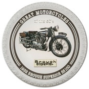 2 Dollars - Elizabeth II 1932 Brough Superior SS100, Cook Islands, 2007 reverse image