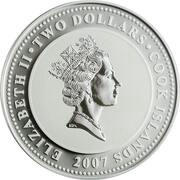 2 Dollars - Elizabeth II The Hound of the Baskervilles obverse image