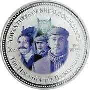2 Dollars - Elizabeth II The Hound of the Baskervilles, Cook Islands, 2007 reverse image