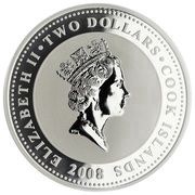 2 Dollars - Elizabeth II Swans obverse image