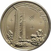 1 Dollar - Elizabeth II 4th Portrait - Rockets, Australia, 2009 reverse image