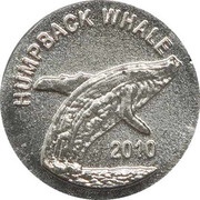 2 Dollars - Elizabeth II Humpback Whale reverse image