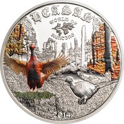 2 Dollars - Elizabeth II Pheasant, Cook Islands, 2014 reverse image