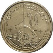 1 Dollar - Elizabeth II 4th Portrait - Space Probes, Australia, 2009 reverse image