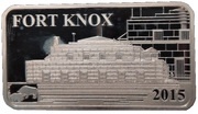 2 Dollars - Elizabeth II Fort Knox, Cook Islands, 2015 reverse image