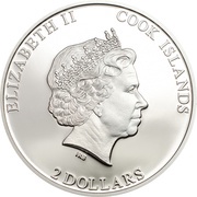 2 Dollars - Elizabeth II Quilling Art - Flowers obverse image