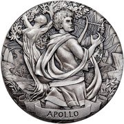 2 Dollars - Elizabeth II Apollo, Cook Islands, 2017 reverse image