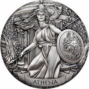 2 Dollars - Elizabeth II Athena, Cook Islands, 2017 reverse image