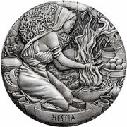 2 Dollars - Elizabeth II Hestia, Cook Islands, 2017 reverse image