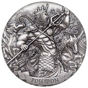 2 Dollars - Elizabeth II Poseidon, Cook Islands, 2017 reverse image