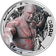 2 Dollars - Elizabeth II Drax, Cook Islands, 2017 reverse image