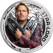 2 Dollars - Elizabeth II Star-Lord, Cook Islands, 2017 reverse image