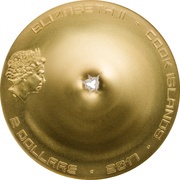 2 Dollars - Elizabeth II Chergach Meteorite obverse image