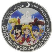 2 Dollars - Elizabeth II Sailor Moon, Cook Islands, 2017 reverse image