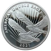 2 Dollars - Elizabeth II Double Eagle, Cook Islands, 2019-2021 reverse image