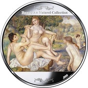 2 Dollars - Elizabeth II The Large Bathers, Cook Islands, 2020 reverse image