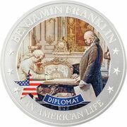 2 Dollars - Elizabeth II Diplomat, Cook Islands, 2021 reverse image