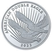 2 Dollars - Elizabeth II Double Eagle, Cook Islands, 2022-2023 reverse image