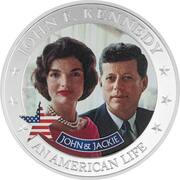 2 Dollars - Charles III John & Jackie, Cook Islands, 2023 reverse image