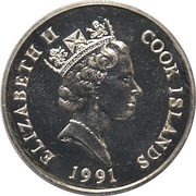 5 Dollars - Elizabeth II Heaviside’s dolphins obverse image