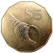 5 Dollars - Elizabeth II 4th portrait reverse image