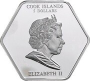 5 Dollars - Elizabeth II Second year of Pope Benedictus XVI obverse image