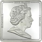 5 Dollars - Elizabeth II Pope Benedict XVI obverse image