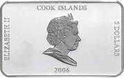 5 Dollars - Elizabeth II Urbi et Orbi obverse image