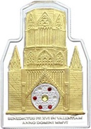 5 Dollars - Elizabeth II Papal Visit to Valencia, Cook Islands, 2006 reverse image