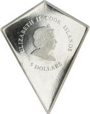 5 Dollars - Elizabeth II Visit of Benedict XVI to Brazil obverse image