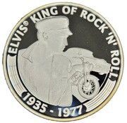 5 Dollars - Elizabeth II "Cadillac, Harley Davidson", Cook Islands, 2007 reverse image