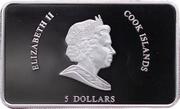 5 Dollars - Elizabeth II The Creation of Adam obverse image