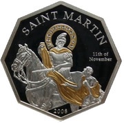 5 Dollars - Elizabeth II Saint Martin, Cook Islands, 2008 reverse image