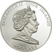 5 Dollars - Elizabeth II 1020th anniversary of the Baptism of Russia obverse image