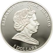 5 Dollars - Elizabeth II Dormition of the Mother of God Cathedral obverse image