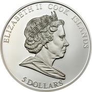 5 Dollars - Elizabeth II Polar Bears obverse image