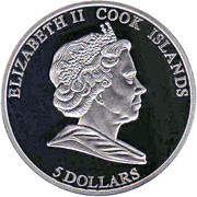5 Dollars - Elizabeth II Pultusk Meteorite obverse image