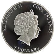 5 Dollars - Elizabeth II France II obverse image